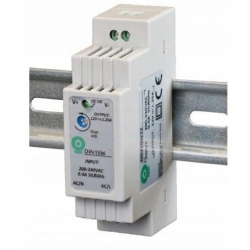 Zasilacz POS na szynę DIN 15W 15V DC 1A DIN15W15