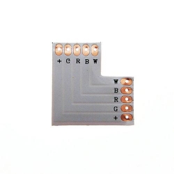 złączka kątowa narożna pcb rgbw 12mm-302032