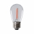 Kanlux żarówka led ST45 0,9W E27 RE czerwona do girland