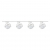 Zestaw 4x lampa PIANO Track 3F biała z żarówką led gu10 ES111 8,9W ciepła biała + szynoprzewód 2m kolor biały