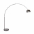 Nowodvorski Lampa podłogowa COSMO E27 x 1 Stal nierdzewna szczotkowana Marmur Srebrny ~220-230 V MAX: 1x60W
