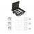 KONTAKT SIMON FLOOR BOX puszka podłogowa 3x gniazdo pojedyncze z/u + 3x gniazdo RJ45 kat. 6 nieekranowane do podłóg technicznych ( podniesionych )