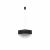 Nowodvorski lampa wisząca MODENA E27 x 1 Tkanina Kryształki akrylowe Czarny ~220-230 V MAX: 1x60W