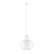 Nowodvorski lampa wisząca MEKNES E27 x 1 Stal lakierowana Biały ~220-230 V MAX: 1x60W