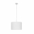 Nowodvorski lampa wisząca ALICE M E27 x 1 Tkanina Stal lakierowana Biały ~220-230 V MAX: 1x60W