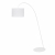 Nowodvorski Lampa podłogowa ALICE L E27 x 1 Stal lakierowana Tkanina Biały ~220-230 V MAX: 1x60W