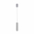Nowodvorski lampa wisząca EYE M GU10 x 1 Stal lakierowana Srebrny ~220-230 V MAX: 10W only LED