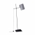 Nowodvorski Lampa podłogowa ZELDA E27 x 1 Tkanina Stal lakierowana Szary ~220-230 V MAX: 1x60W