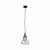 Nowodvorski lampa wisząca WORKSHOP B E27 x 1 Stal lakierowana Stal miedziowana Czarny ~220-230 V MAX: 1x60W