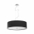 Nowodvorski lampa wisząca VIVIANE E27 x 3 Tkanina Szkło Czarny ~220-230 V MAX: 3x60W