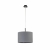 Nowodvorski lampa wisząca ALICE M E27 x 1 Tkanina Stal lakierowana Szary ~220-230 V MAX: 1x60W