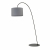 Nowodvorski Lampa podłogowa ALICE L E27 x 1 Stal lakierowana Tkanina Czarny ~220-230 V MAX: 1x60W