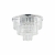 Nowodvorski plafon CRISTAL M E14 x 9 Kryształ Stal lakierowana Transparentny 220-230 V MAX: 60W