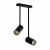 Nowodvorski oprawa natynkowa MONO LONG GU10 x 2 Stal lakierowana Tworzywo sztuczne ABS Czarny 220-230 V MAX: 10W only LED
