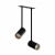 Nowodvorski oprawa wpuszczana MONO SURFACE LONG GU10 x 2 Stal lakierowana Aluminium lakierowane Czarny 220-230 V MAX: 10W only LED