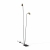 Nowodvorski Lampa podłogowa MONO GU10 x 2 Lity mosiądz Stal lakierowana Mosiądz 220-230 V MAX: 10W only LED