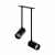 Nowodvorski oprawa wpuszczana MONO SURFACE LONG GU10 x 2 Stal lakierowana Aluminium lakierowane Czarny 220-230 V MAX: 10W only LED