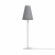 Nowodvorski oprawa stołowa TRIFLE G9 x 1 Tkanina Aluminium lakierowane Szary 220-230 V MAX: 10W only LED