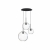 Nowodvorski lampa wisząca SPHERE E27 x 3 Szkło Stal lakierowana Transparentny 220-230 V MAX: 40W