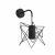 Nowodvorski kinkiet GSTAR BLACK GU10 x 1 Stal lakierowana Czarny 220-230 V MAX: 1 x 10W only LED