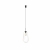Nowodvorski lampa wisząca PEAR L E27 x 1 Szkło Stal lakierowana Transparentny 220-230 V MAX: 40W