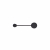 Nowodvorski kinkiet ORBIT GX53 x 1 Stal lakierowana Czarny 220-230 V MAX: 8W