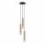 Nowodvorski lampa wisząca BATON E27 x 3 Lity mosiądz Stal lakierowana Mosiądz 220-230 V MAX: 10W only LED