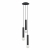 Nowodvorski lampa wisząca BATON E27 x 3 Stal lakierowana Czarny 220-230 V MAX: 10W only LED