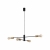 Nowodvorski lampa wisząca ROTOR E27 x 4 Stal lakierowana Czarny 220-230 V MAX: 4x60W