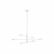 Nowodvorski lampa wisząca ORBIT GX53 x 6 Stal lakierowana Biały 220-230 V MAX: 6x8W