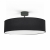 Nowodvorski oprawa przysufitowa VIOLET E27 x 3 Tkanina Tworzywo sztuczne Czarny 220-230 V MAX: 25W only LED