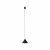 Nowodvorski lampa wisząca ZENITH S GU10 x 1 Stal lakierowana Lity mosiądz Czarny ~220-230 V MAX: 35W