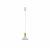 Nowodvorski lampa wisząca HERMANOS GU10 x 1 Stal lakierowana Lity mosiądz Biały 220-230 V MAX: 10W only LED