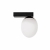 Nowodvorski kinkiet ICE EGG C G9 x 1 Aluminium lakierowane Szkło Czarny ~220-230 V MAX: 25W