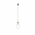 Nowodvorski lampa wisząca PEAR M E27 x 1 Szkło Stal mosiądzowana Transparentny ~220-230 V MAX: 40W
