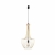 Nowodvorski lampa wisząca LUKSOR S E27 x 1 Stal mosiądzowana Stal lakierowana Mosiądz ~220-230 V MAX: 1x60W