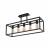 Nowodvorski oprawa przysufitowa CRATE E27 x 5 Stal lakierowana Czarny ~220-230 V MAX: 5x60W