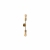 Nowodvorski kinkiet regulowany STICKS E27 x 2 Stal lakierowana Złoty ~220-230 V MAX: 2x60W