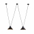 Nowodvorski lampa wisząca PERM E27 x 2 Stal lakierowana Czarny ~220-230 V MAX: 2x60W