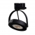 Lampa oprawa LUGAR TRACK 1xAR111 black3F czarna LUXsystem-3F (na szynę)