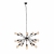 Nowodvorski lampa wisząca ROD E27 x 15 Stal lakierowana Czarny ~220-230 V MAX: 15x60W