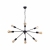 Nowodvorski lampa wisząca ROD E27 x 9 Stal lakierowana Czarny ~220-230 V MAX: 9x60W