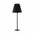 Nowodvorski Lampa podłogowa MOSS E27 x 3 Tkanina Sklejka Czarny ~220-230 V MAX: 3x60W