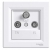 SCHNEIDER ELECTRIC ASFORA Gniazdo RTV-SAT przelotowe 4dB białe EPH3500221