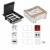 KONTAKT SIMON FLOOR BOX puszka podłogowa 2x gniazdo z/u + 1x gniazdo DATA +1x RTV-SAT+ 1x gniazdo RJ45 kat.6 + gniazdo VGA + kaseta do wylewki