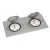 LEGRAND FLOOR BOX puszka podłogowa INOX 2 x gniazdo podłogowe z/u IP44