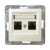 OSPEL IMPRESJA Gniazdo komputerowe podwójne RJ45 kat.5e ecrue GPK-2Y/K/m/27