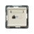 OSPEL SONATA Gniazdo telefoniczne pojedyncze RJ11 ecru GPT-1R/m/27