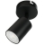 Lampa Oprawa SIENA-ALU-B/B 1xgu10 czarna z czarnym przegubem