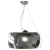 Lampa LIDIA fI480*H1500mm 3xE27 G125 CHR Szkło + metal